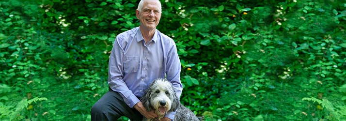Chiropractor Portland OR Lawrence Berntsen With His Dog Chiropractor Portland OR Lawrence Berntsen With His Dog